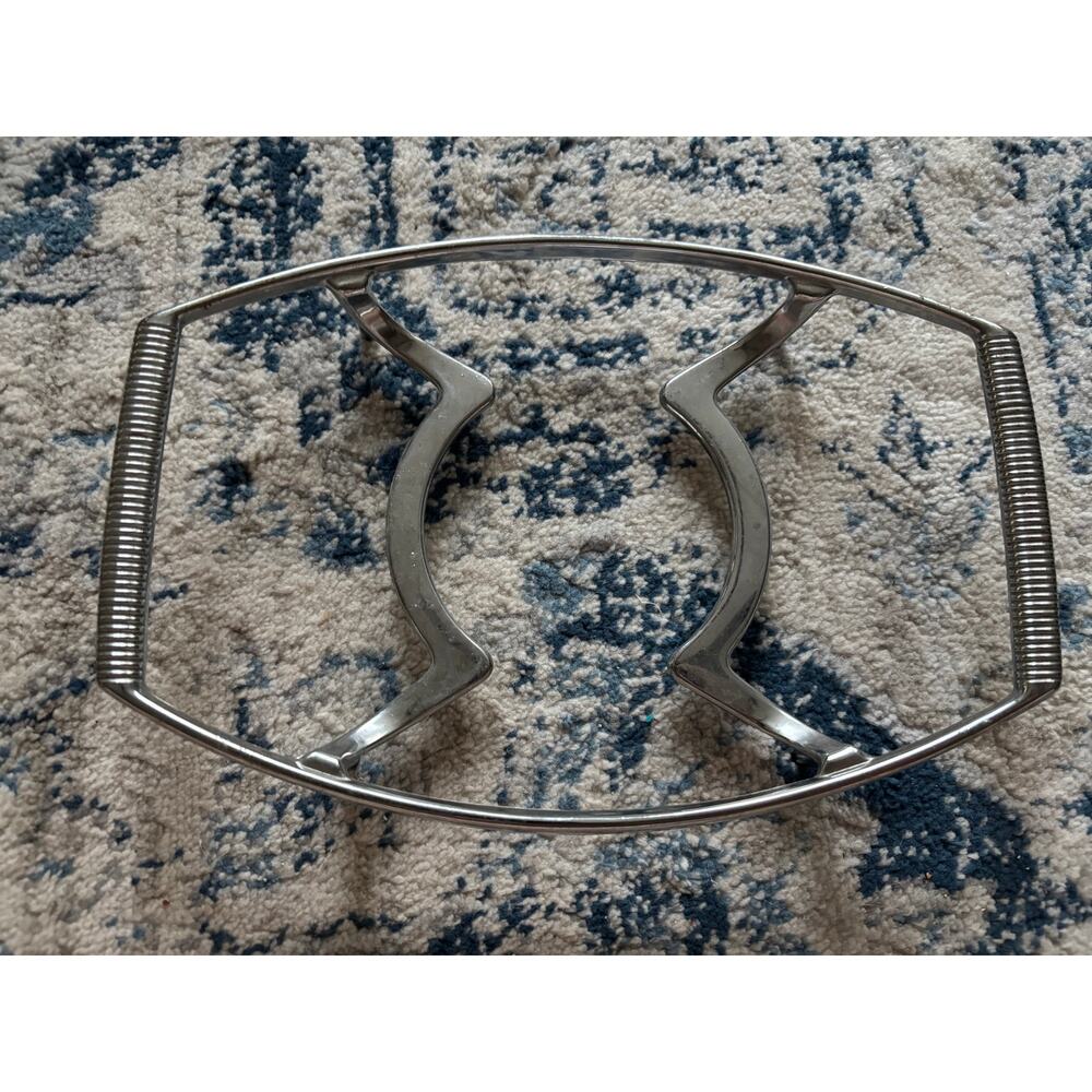 Corning Ware P-11-M-1 metal serving cradle trivet